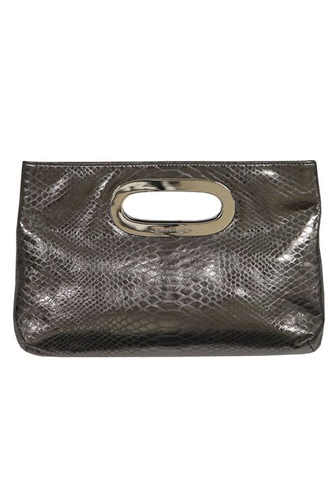 michael kors berkley clutch gunmetal|Oversized Berkley Gunmetal.